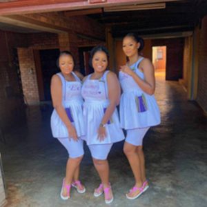 White Tshivenda Aprons